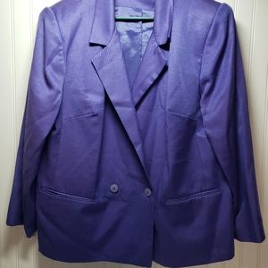 20W  2pc Purple Skirt Suit Set